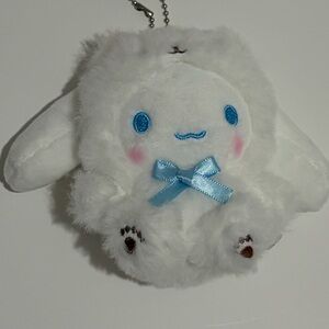 Sanrio Cinnamoroll Polar Bear Plush Keychain